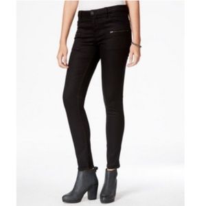 Sanctuary Ace Utility Black Zipper Jeans